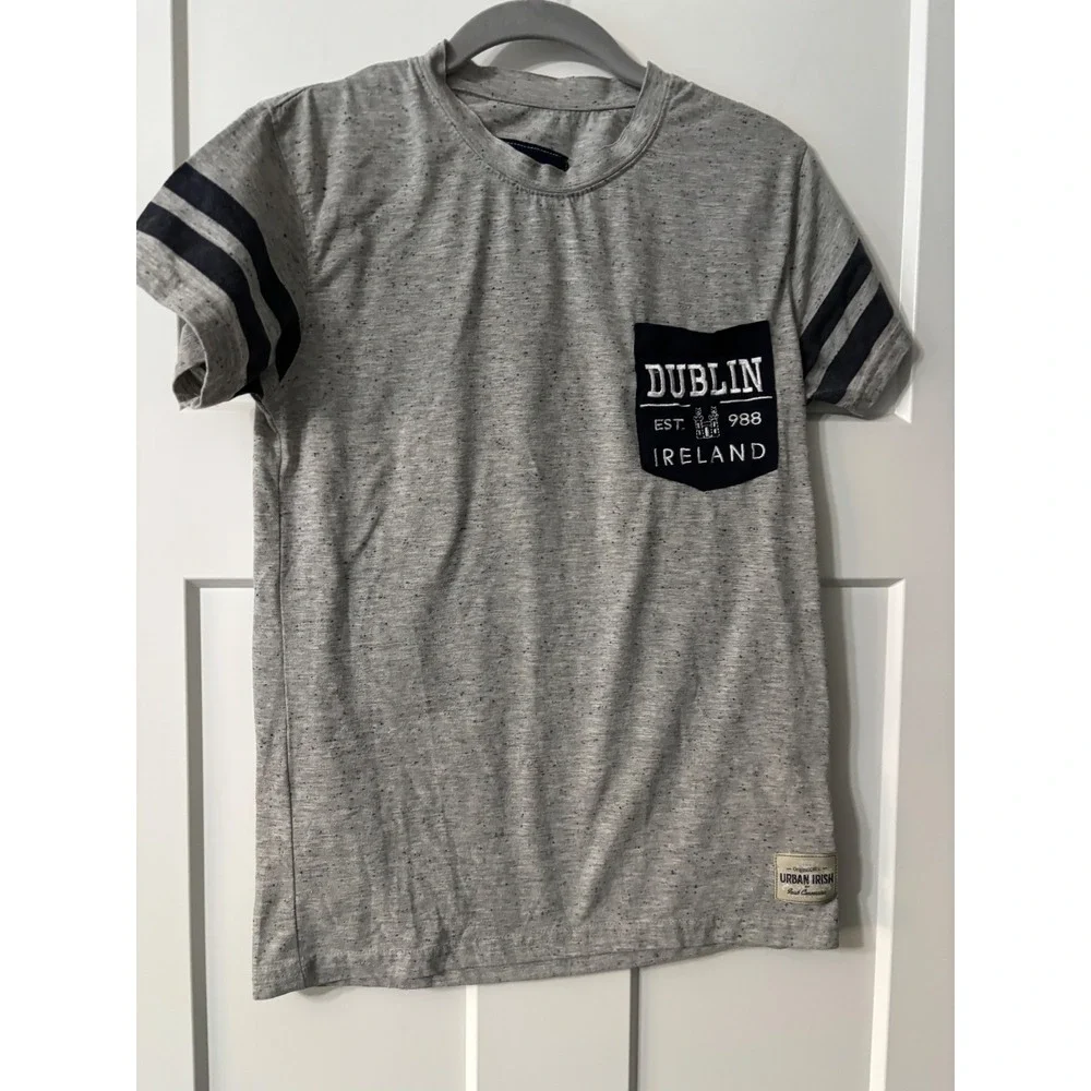 Urban Irish Dublin Ireland Graphic T Shirt Tee Mens XS Short Sleeve Crew‎ Neck
